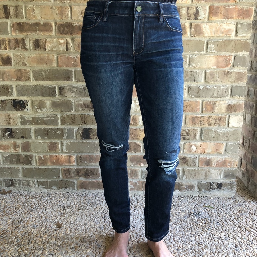 WHBM Dark Wash Skimmer Jeans Size 6